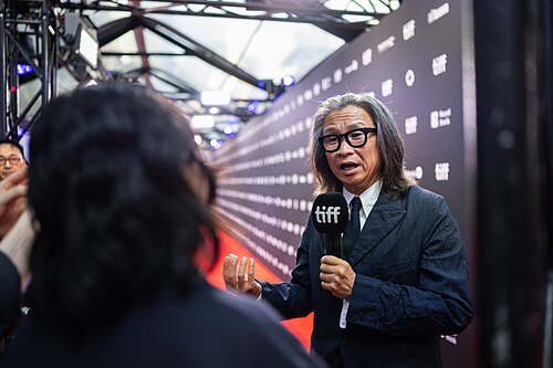 Peter Ho-sun Chan on the red carpet during TIFF 2025