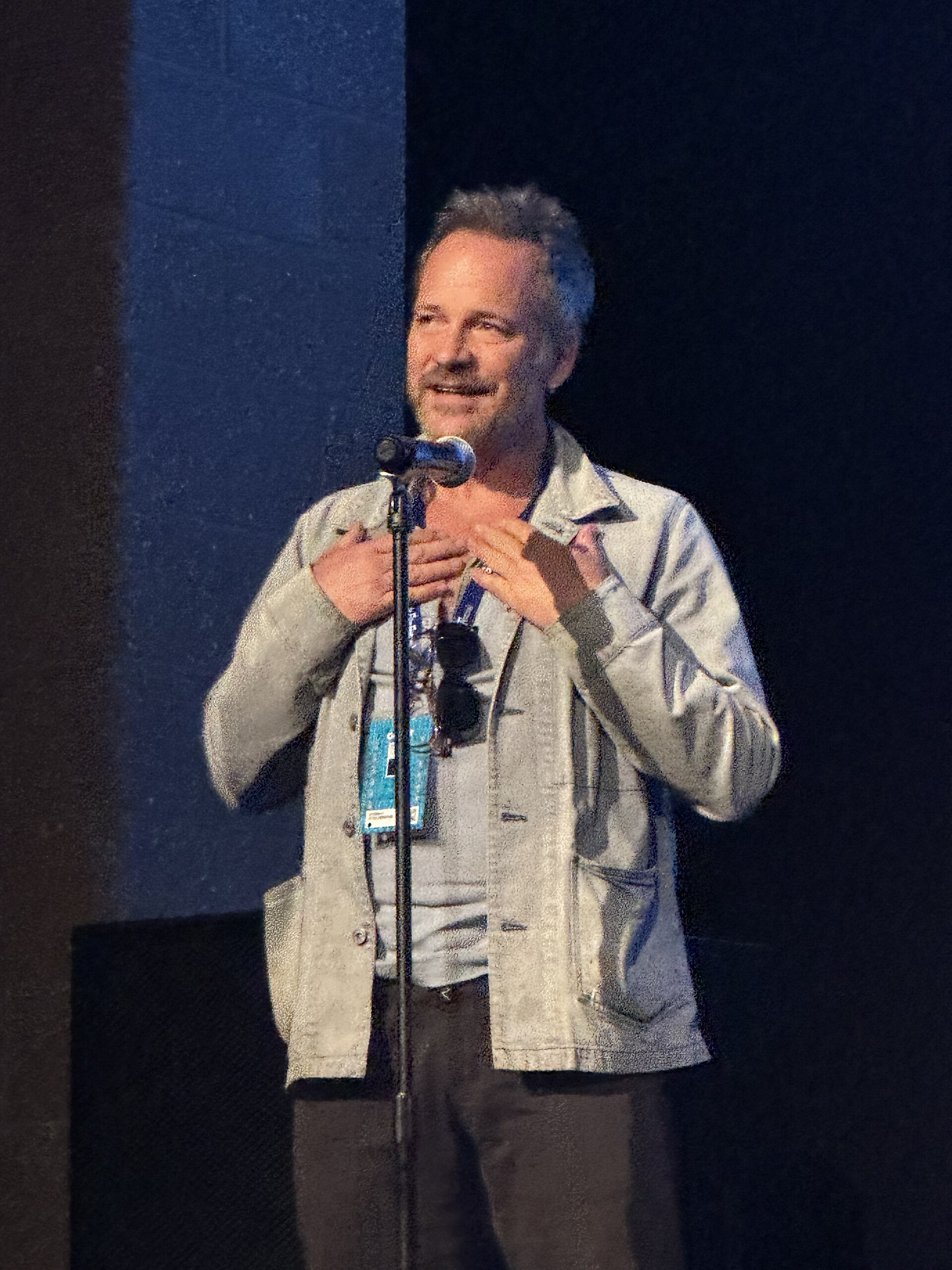 Actor Peter Sarsgaard at the 2024 Telluride Film Festival before a screening of the movie, September 5.