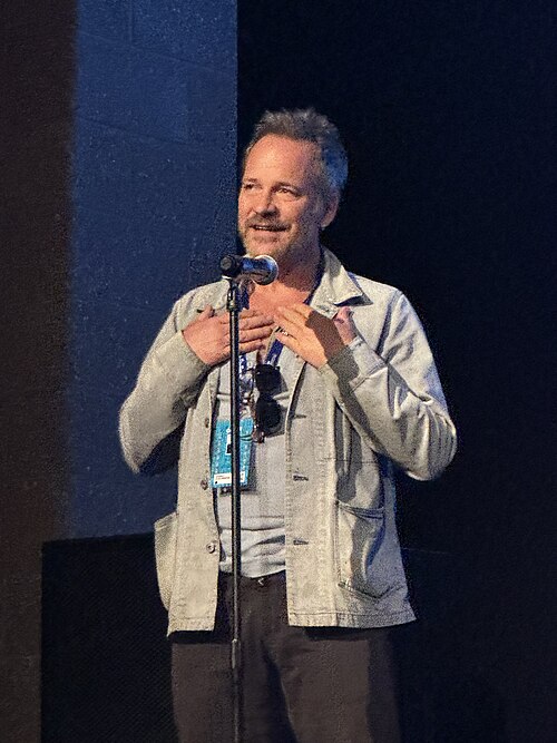Actor Peter Sarsgaard at the 2024 Telluride Film Festival before a screening of the movie, September 5.