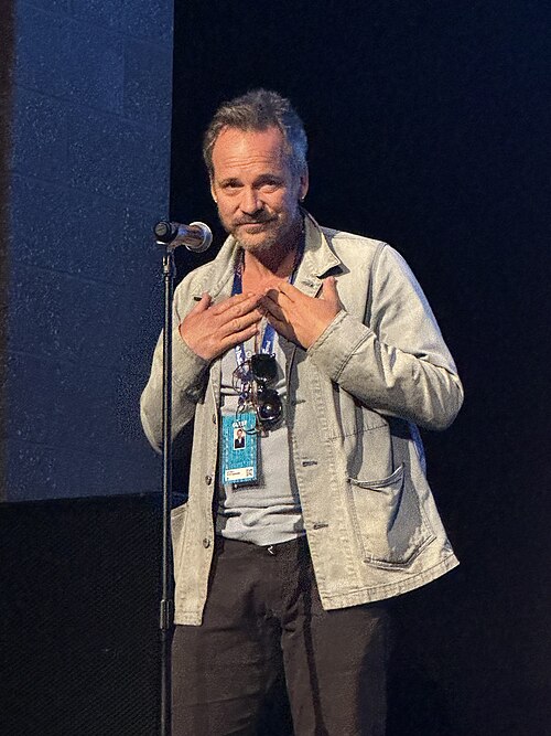 Actor Peter Sarsgaard at the 2024 Telluride Film Festival before a screening of the movie, September 5.
