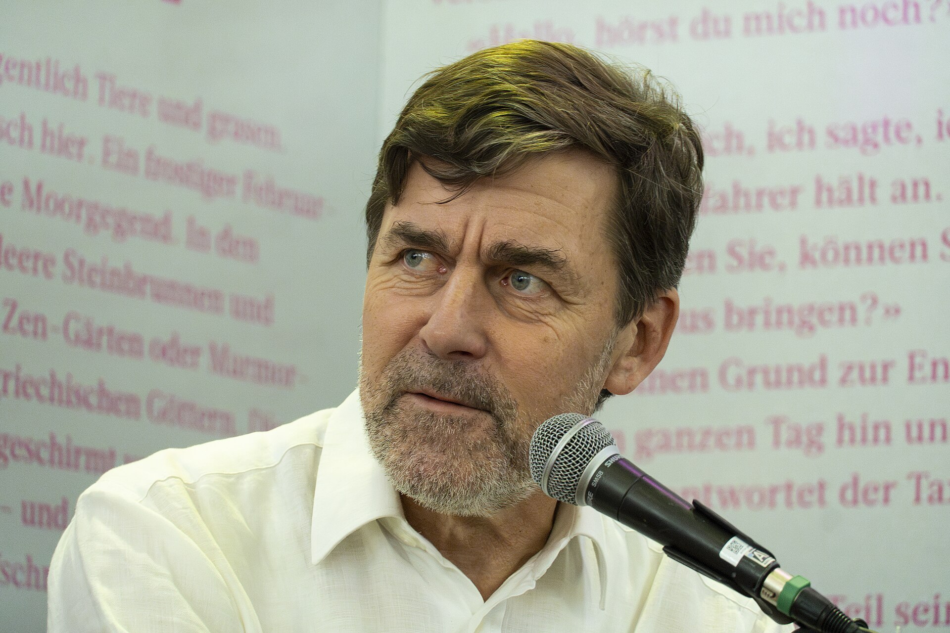 Swiss writer Peter Stamm (* 1963) on the Frankfurt Book Fair (Frankfurter Buchmesse), 2025