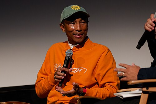 Pharrell Williams, music performer, at the 2024 Telluride Film Festival for a screening of the movie, Piece by Piece.