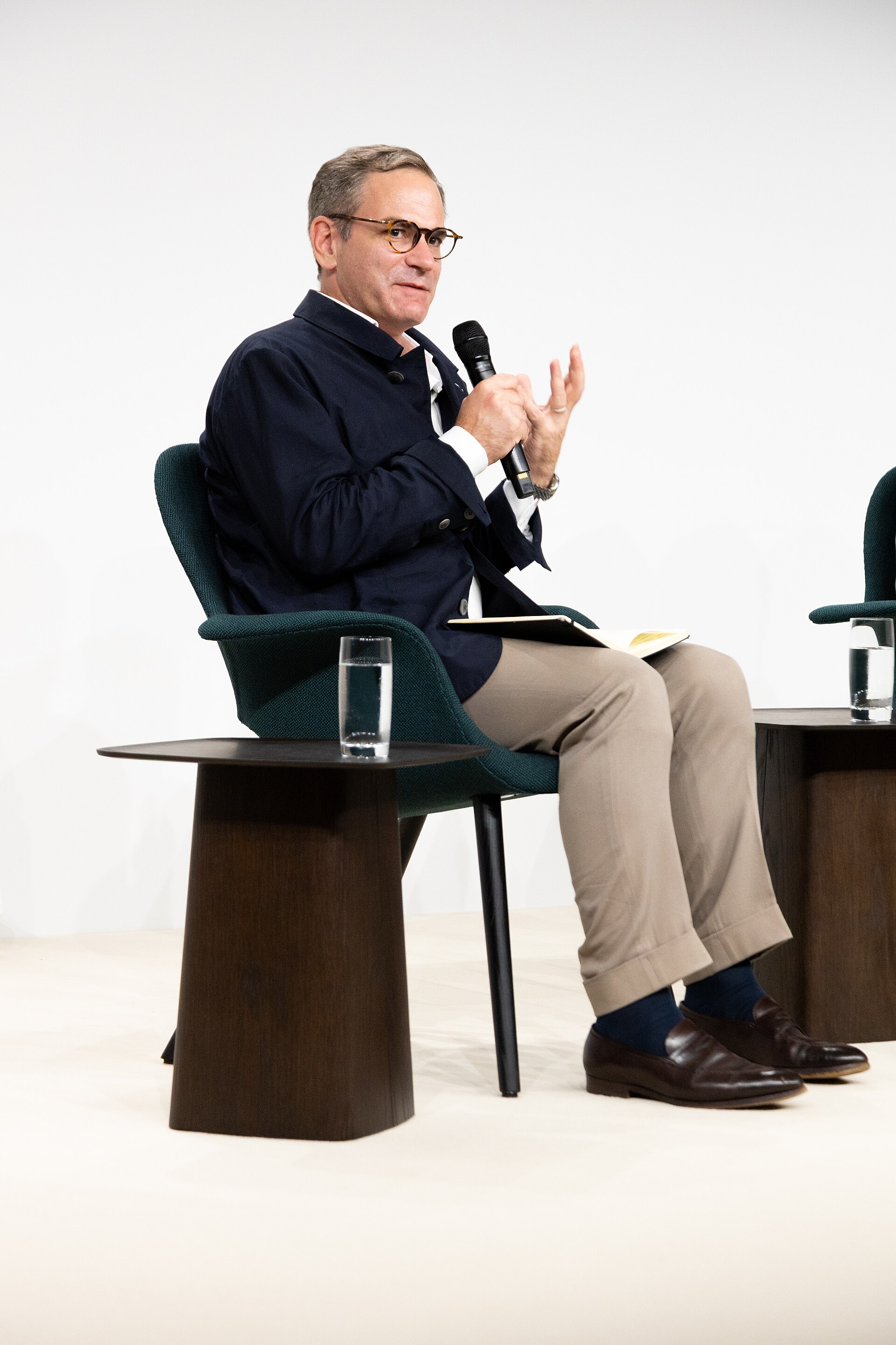 Philip Tinari, Director and Chief Executive of UCCA Center for Contemporary Aert, at the Art Basel international art fair in Basel, Switzerland in June 2025.