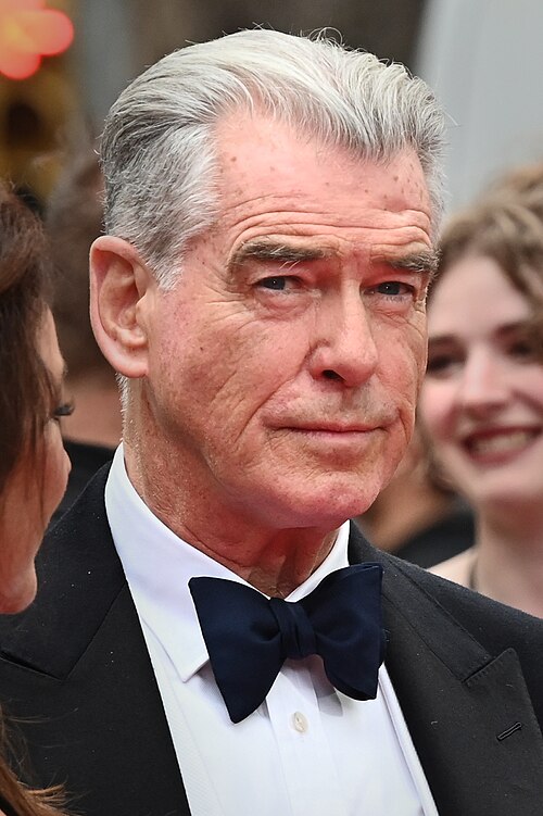 Pierce Brosnan at the Opening Night of "Good Night, and Good Luck" on Broadway, April 2025