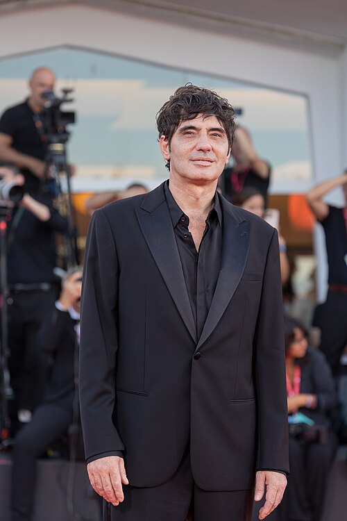 Pietro Marcello, director, at 82nd Venice International Film Festival in Venice, Italy for the film Duse.