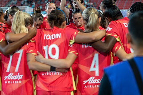 Portland Thorns during Gotham FC vs Portland Thorns FC on 26 Sep 2025