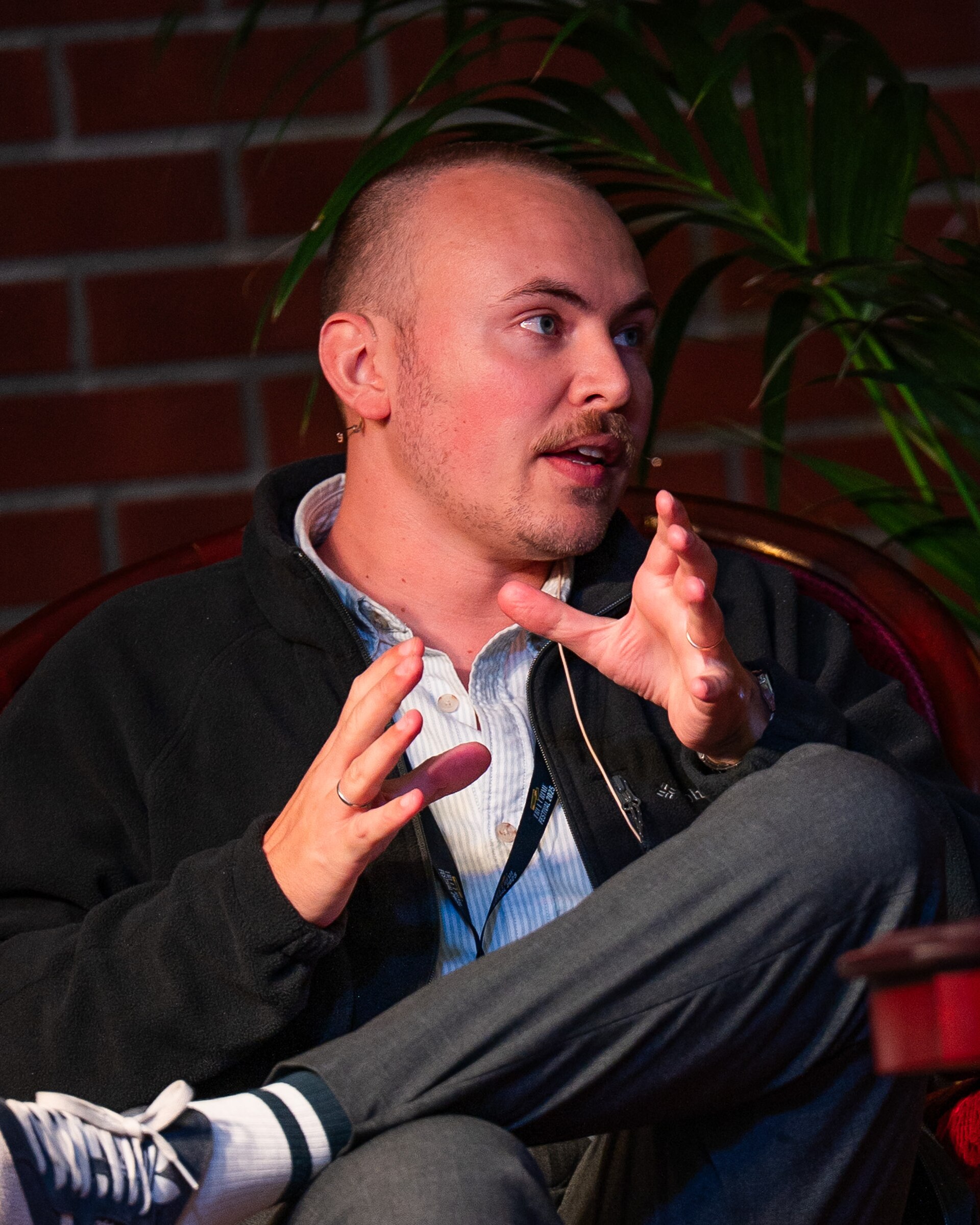 Preben Negård at the True Crime festival in Arendal, Norway, 2025