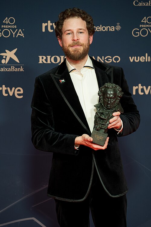 Álvaro Cervantes at Red Carpet of Goya Awards 2026 in Barcelona