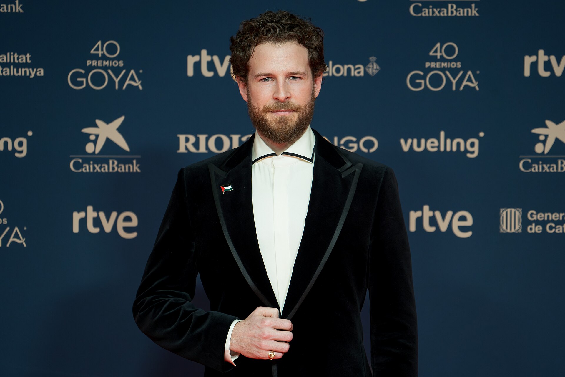 Álvaro Cervantes at Red Carpet of Goya Awards 2026 in Barcelona