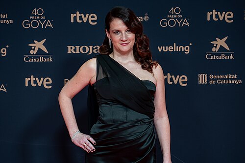 Carla F Benedicto at Red Carpet of Goya Awards 2026 in Barcelona
