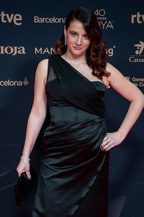 Carla F Benedicto at Red Carpet of Goya Awards 2026 in Barcelona