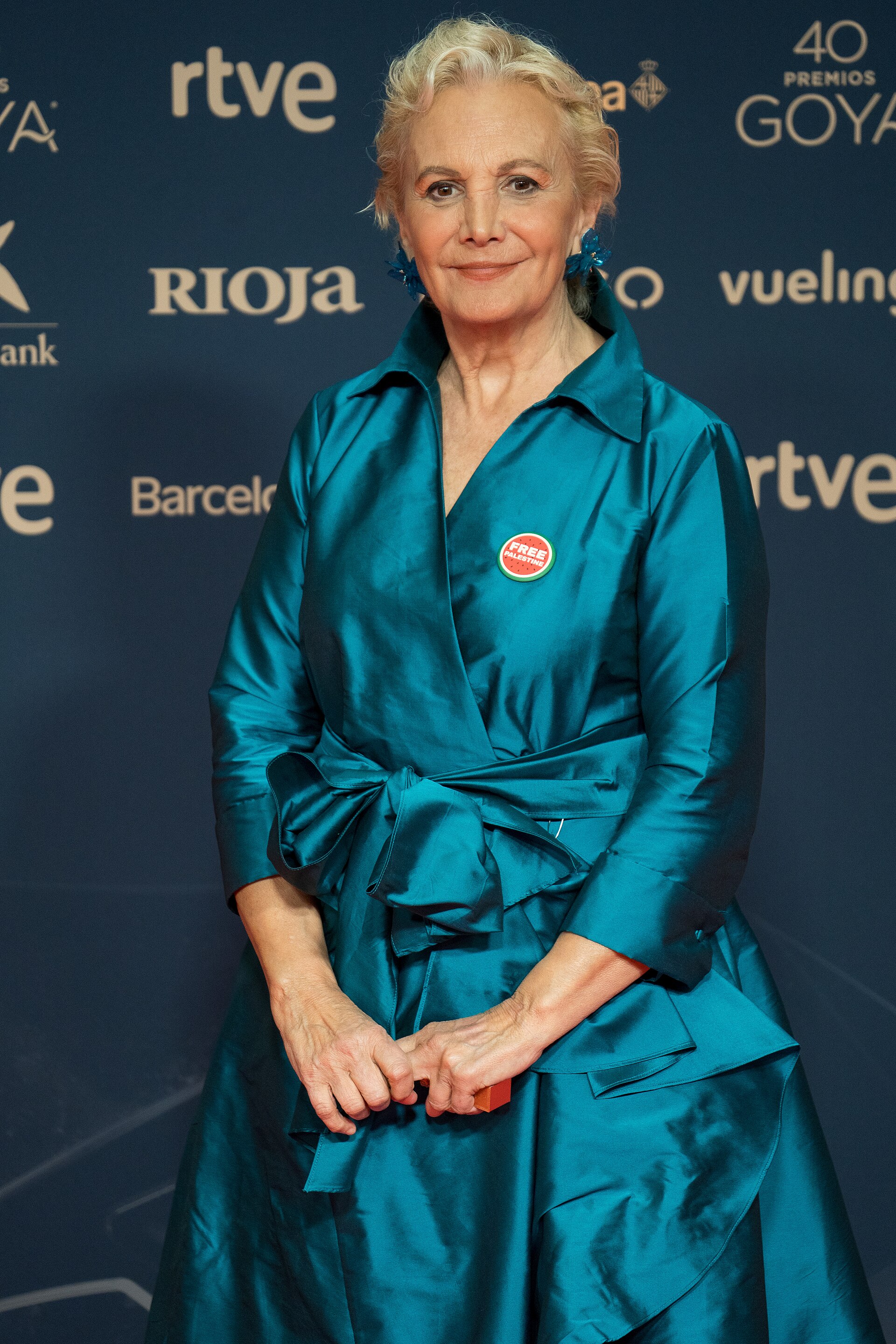 Elena Irureta at Red Carpet of Goya Awards 2026 in Barcelona