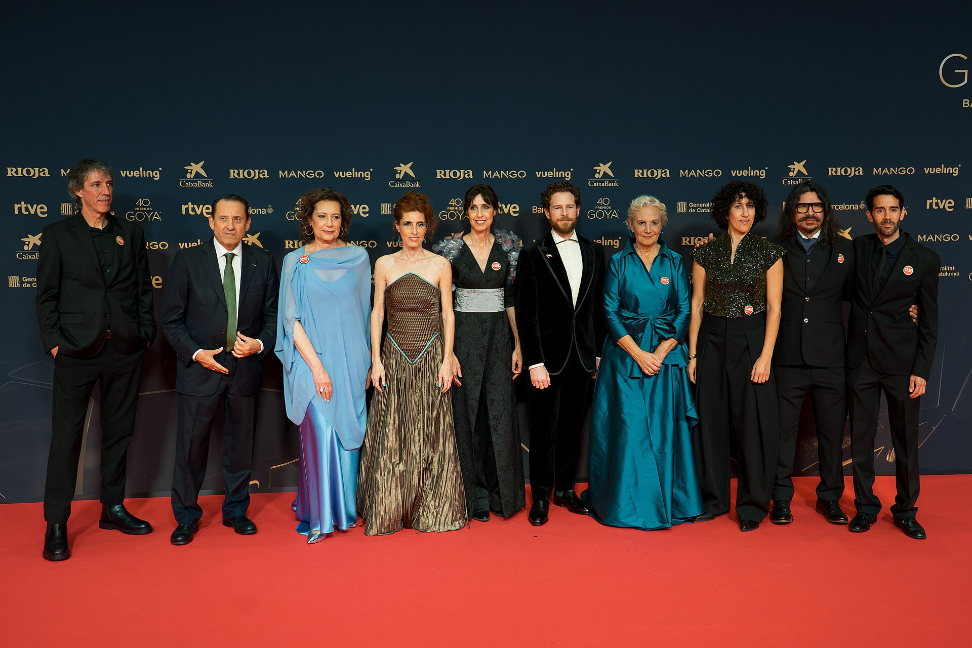 Cast & Crew of Deaf at Red Carpet of Goya Awards 2026 in Barcelona
