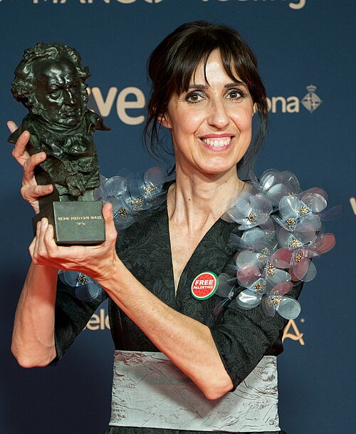 Eva Libertad at Red Carpet of Goya Awards 2026 in Barcelona