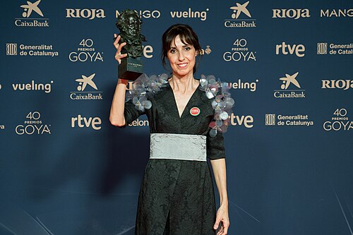 Eva Libertad at Red Carpet of Goya Awards 2026 in Barcelona