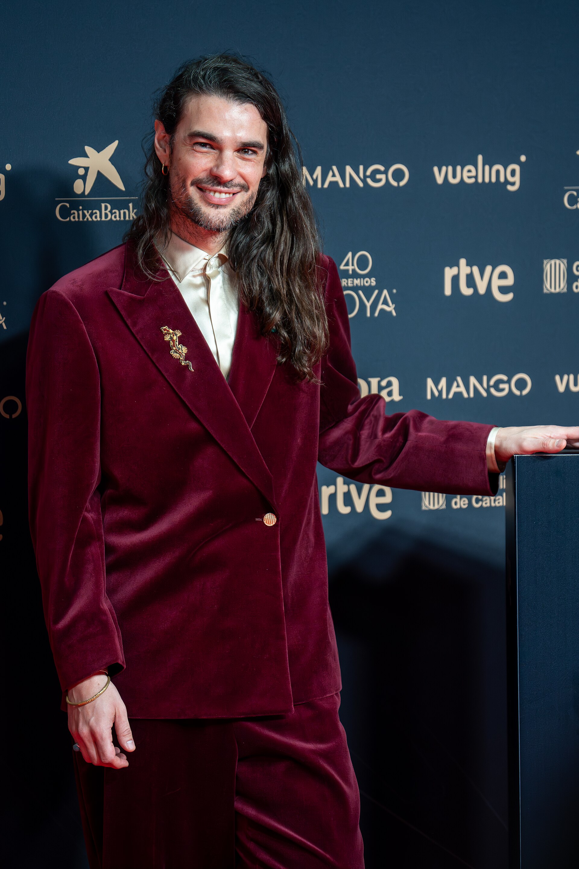 Oliver Laxe at Red Carpet of Goya Awards 2026 in Barcelona