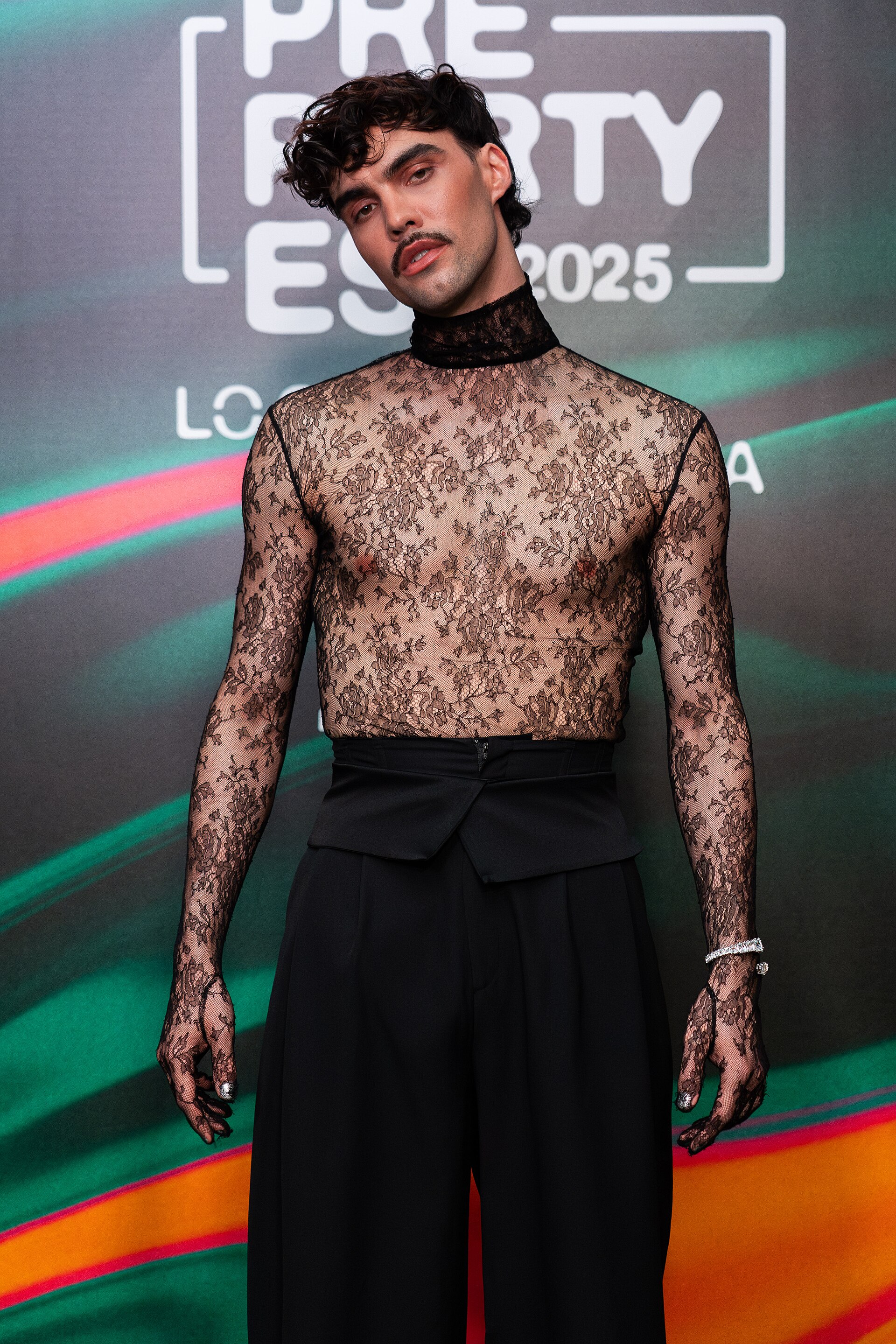 Adonxs at the Photocall of the Preparty 2025 in Madrid