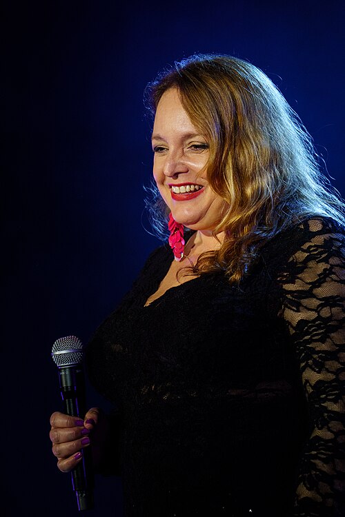 Anabel Conde on stage at the Sala La Riviera in Madrid during Prepary Spain 2025