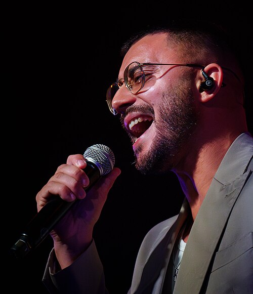 David Afonso on stage at the Sala La Riviera in Madrid during Prepary Spain 2025