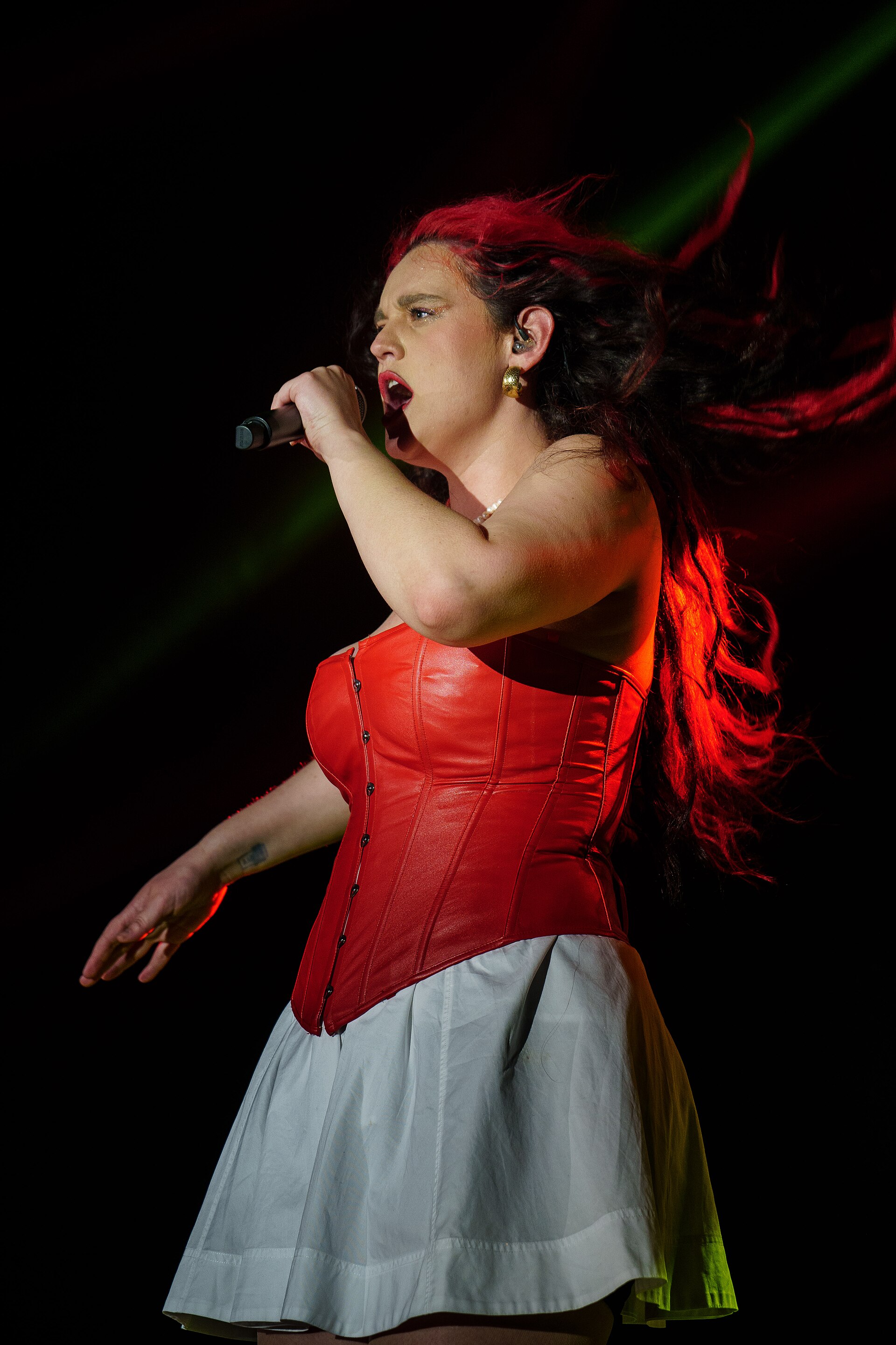 De Teresa on stage at the Sala La Riviera in Madrid during Prepary Spain 2025