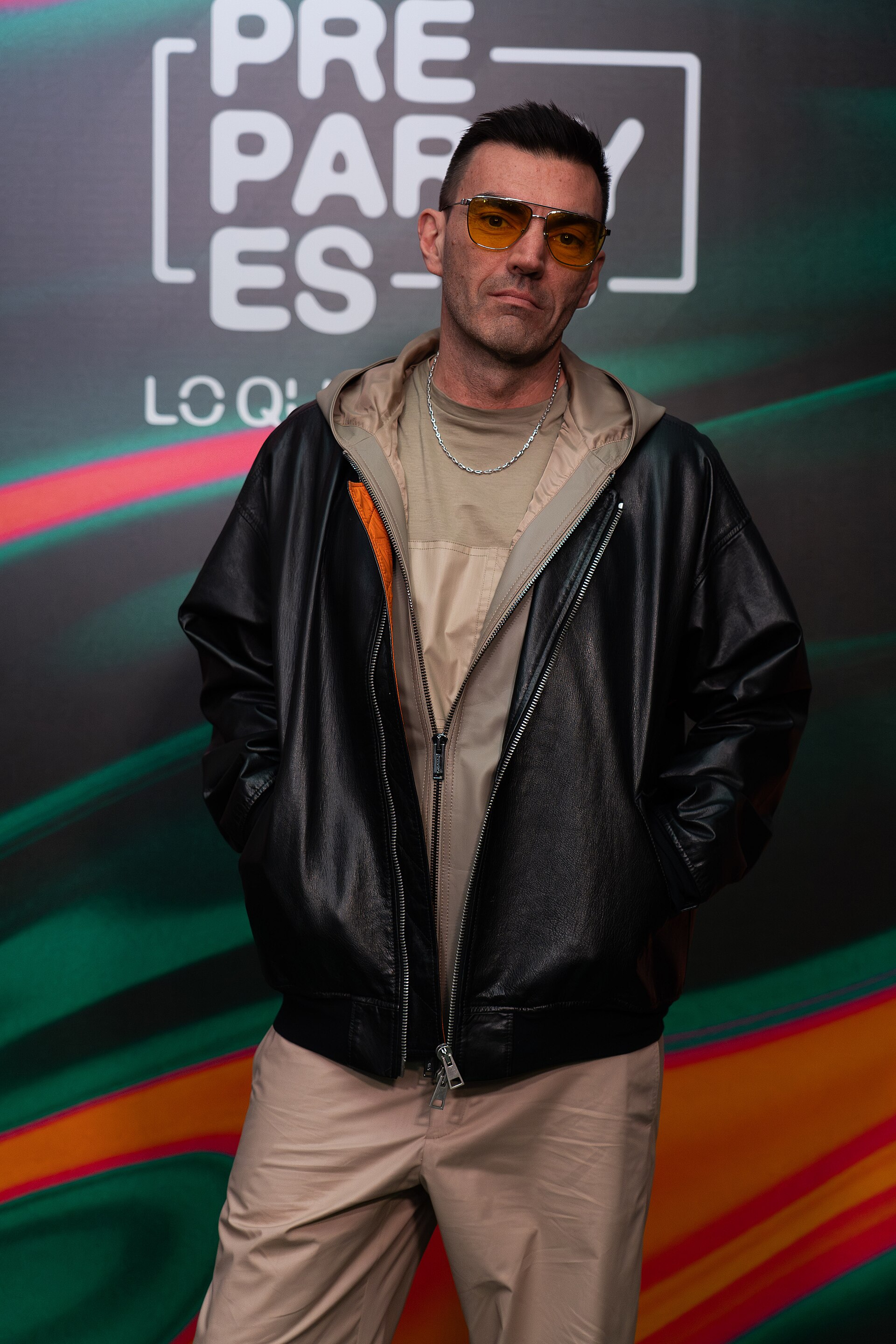 Gabry Ponte at the Photocall of the Preparty 2025 in Madrid