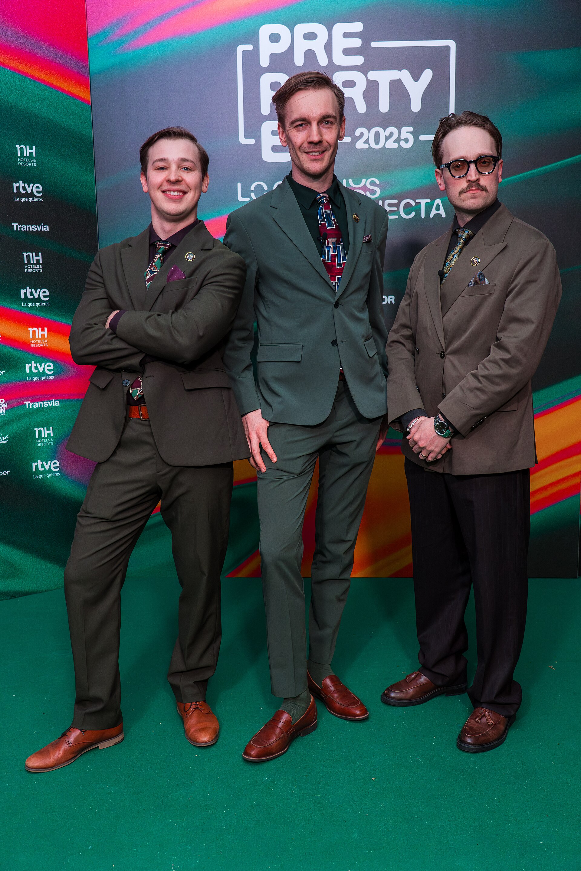 KAJ at the Photocall of the Preparty 2025 in Madrid