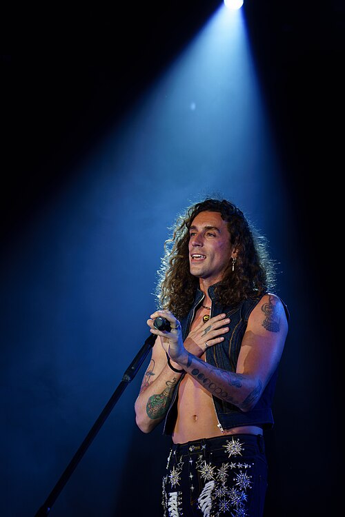 Lucas Bun on stage at the Sala La Riviera in Madrid during Prepary Spain 2025