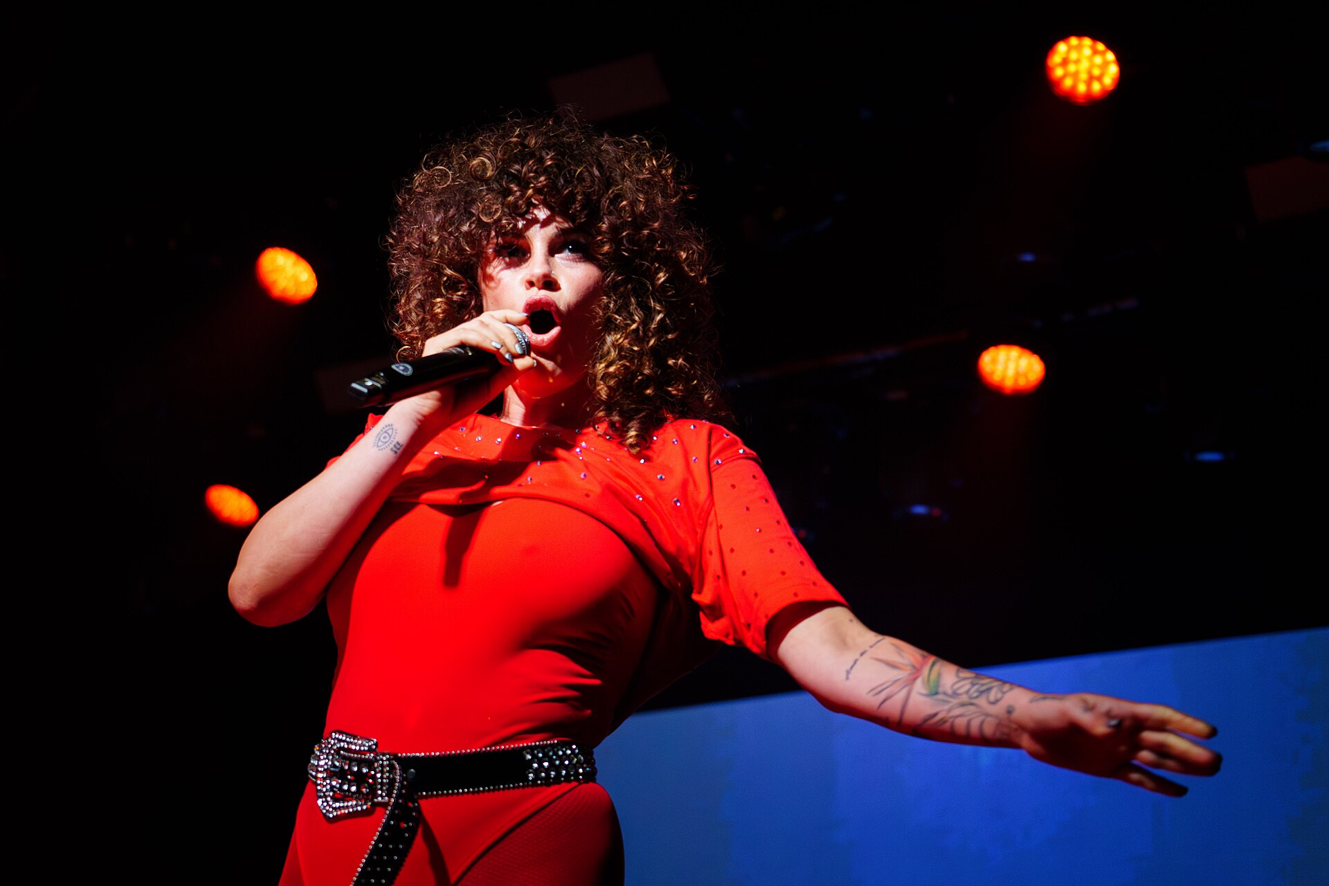 Mel Ömana on stage at the Sala La Riviera in Madrid during Prepary Spain 2025