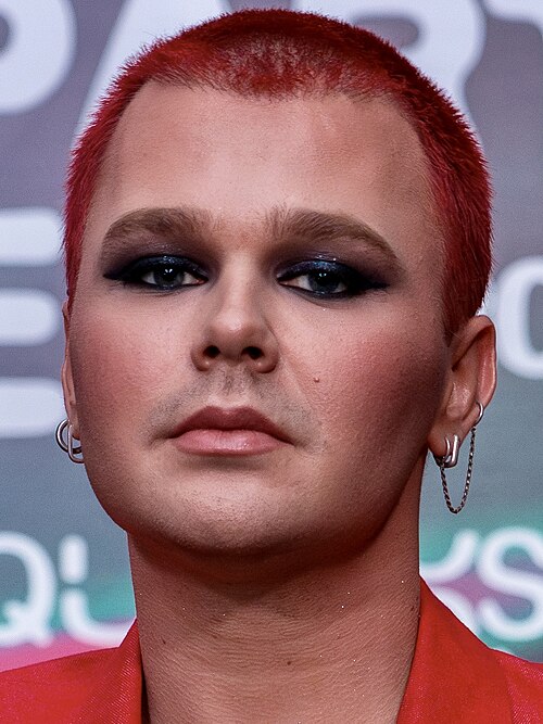 Red Sebastian  at the Photocall of the Preparty 2025 in Madrid