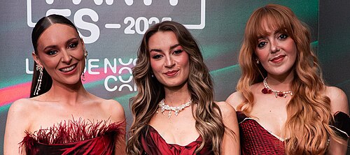 Remember Monday at the Photocall of the Preparty 2025 in Madrid