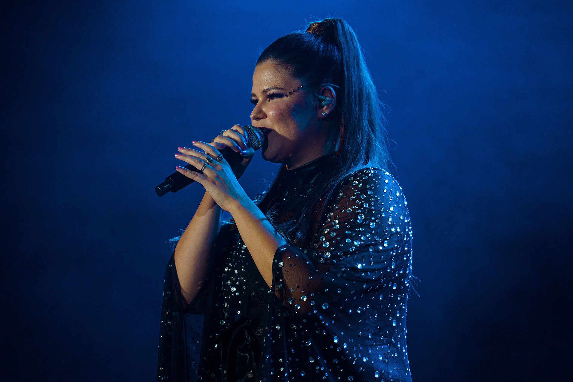 Saara Aalto on stage at the Sala La Riviera in Madrid during Prepary Spain 2025