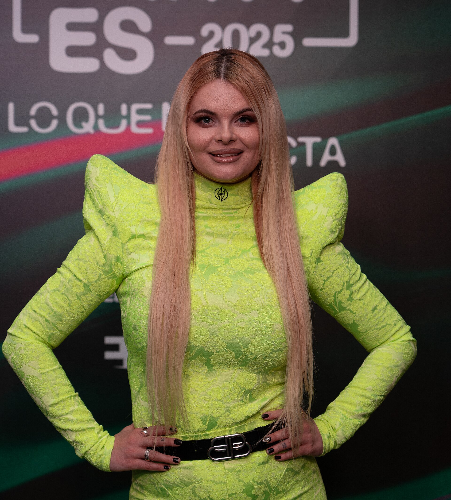 Erika Wikman at the Photocall of the Preparty 2025 in Madrid