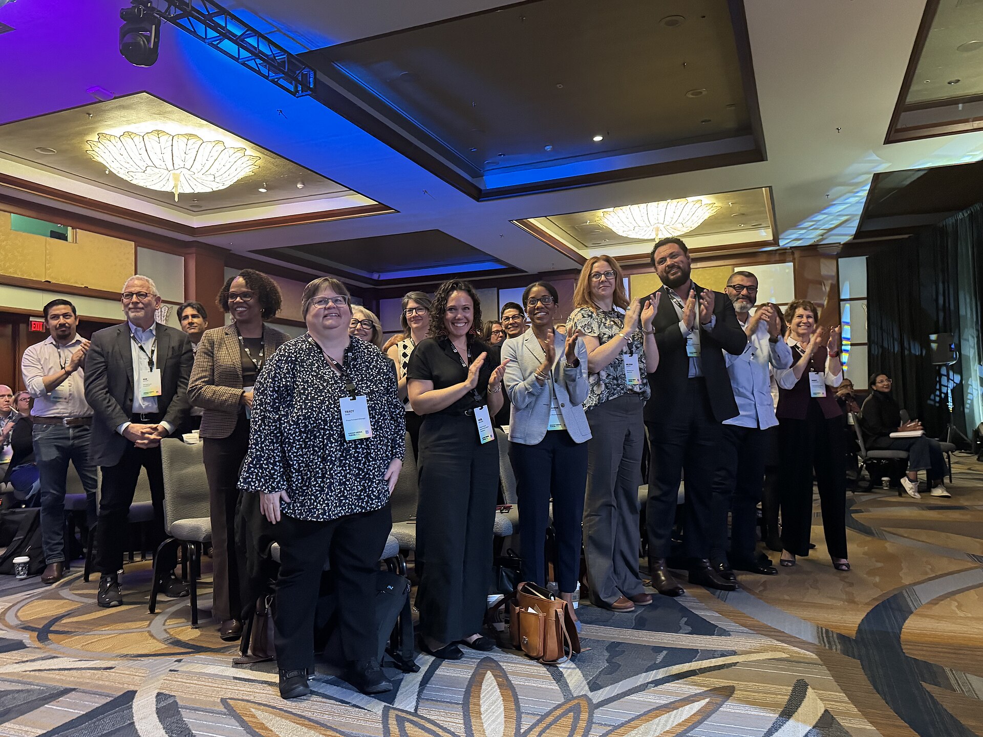 Press Forward funders at 2025 Knight Media Forum hosted by Knight Foundation in Miami, Florida.