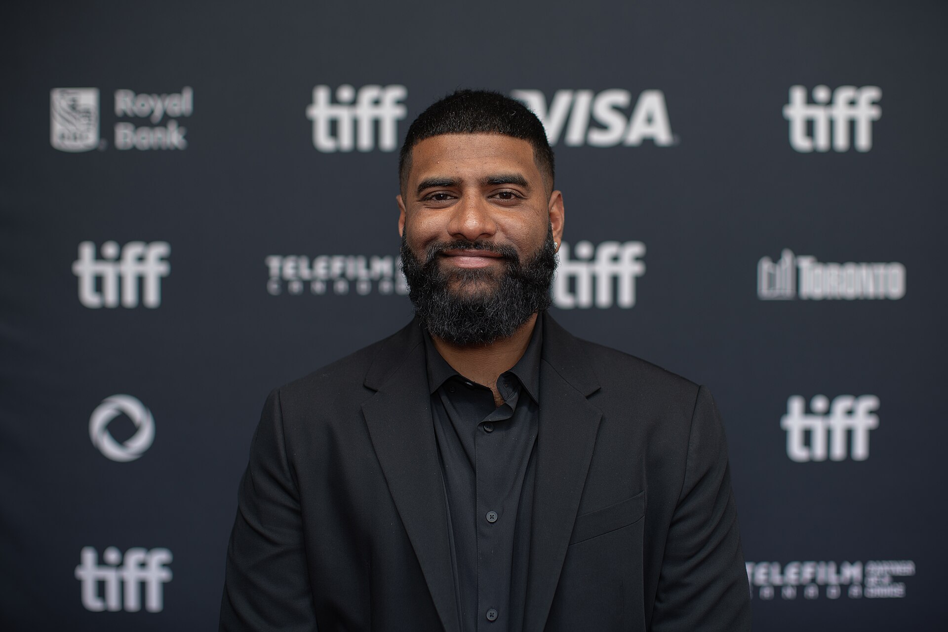Priyadharshan Chandrasiri, actor in 'Little Jaffna', at the 2024 Toronto International Film Festival