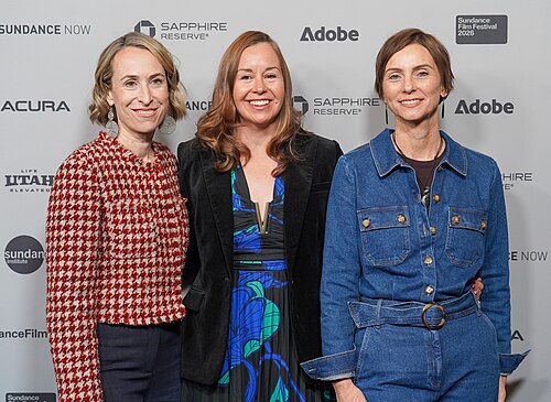 Producers Blayke Hoffman, Malinda Wink and Sarah Noonan at Silenced premiere at the 2026 Sundance Film Festival (2)