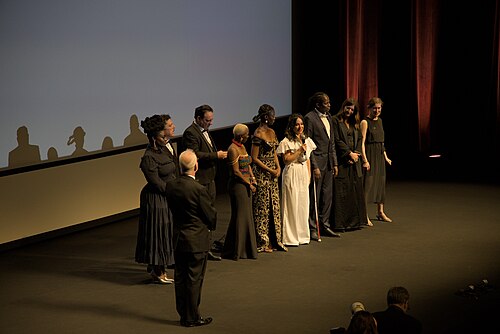 Cast and Crew of the movie “Promis le ciel” at the 2025 Cannes Film Festival in Cannes, France.