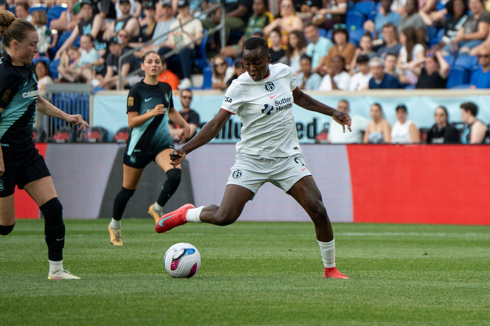 Racheal Kundananji during Gotham FC vs Bay FC on 6.21.25