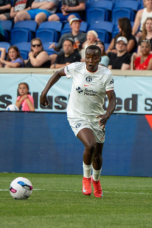 Racheal Kundananji during Gotham FC vs Bay FC on 6.21.25