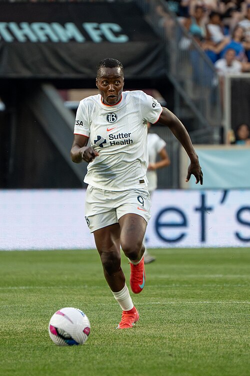 Racheal Kundananji during Gotham FC vs Bay FC on 6.21.25