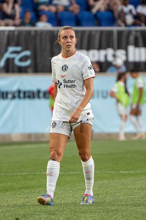 Rachel Hill during Gotham FC vs Bay FC on 6.21.25