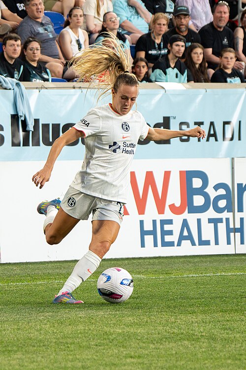 Rachel Hill during Gotham FC vs Bay FC on 6.21.25