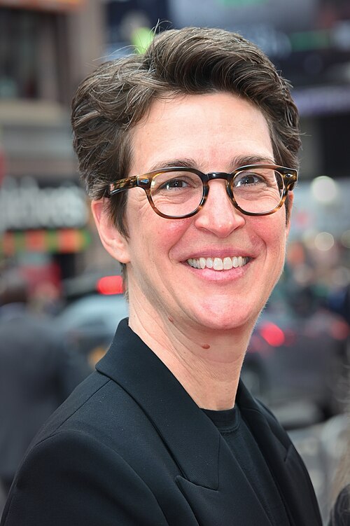 Rachel Maddow at the Opening Night of "Good Night, and Good Luck" on Broadway, April 2025
