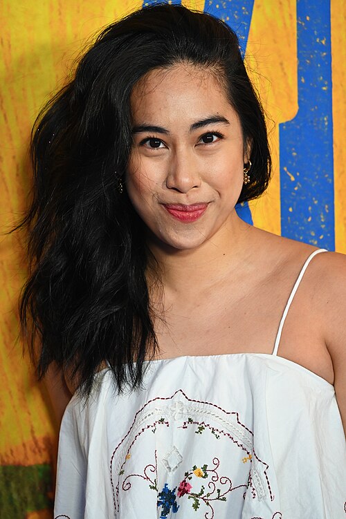 Cast member Raechelle Manalo at the first anniversary celebration for "Hell's Kitchen" on Broadway, April 2025
