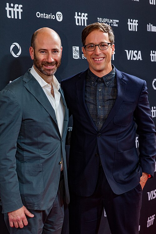 Rafael Marmor and Josh Greenbaum at the 2024 Toronto International Film Festival (TIFF) for the movie Will & Harper.