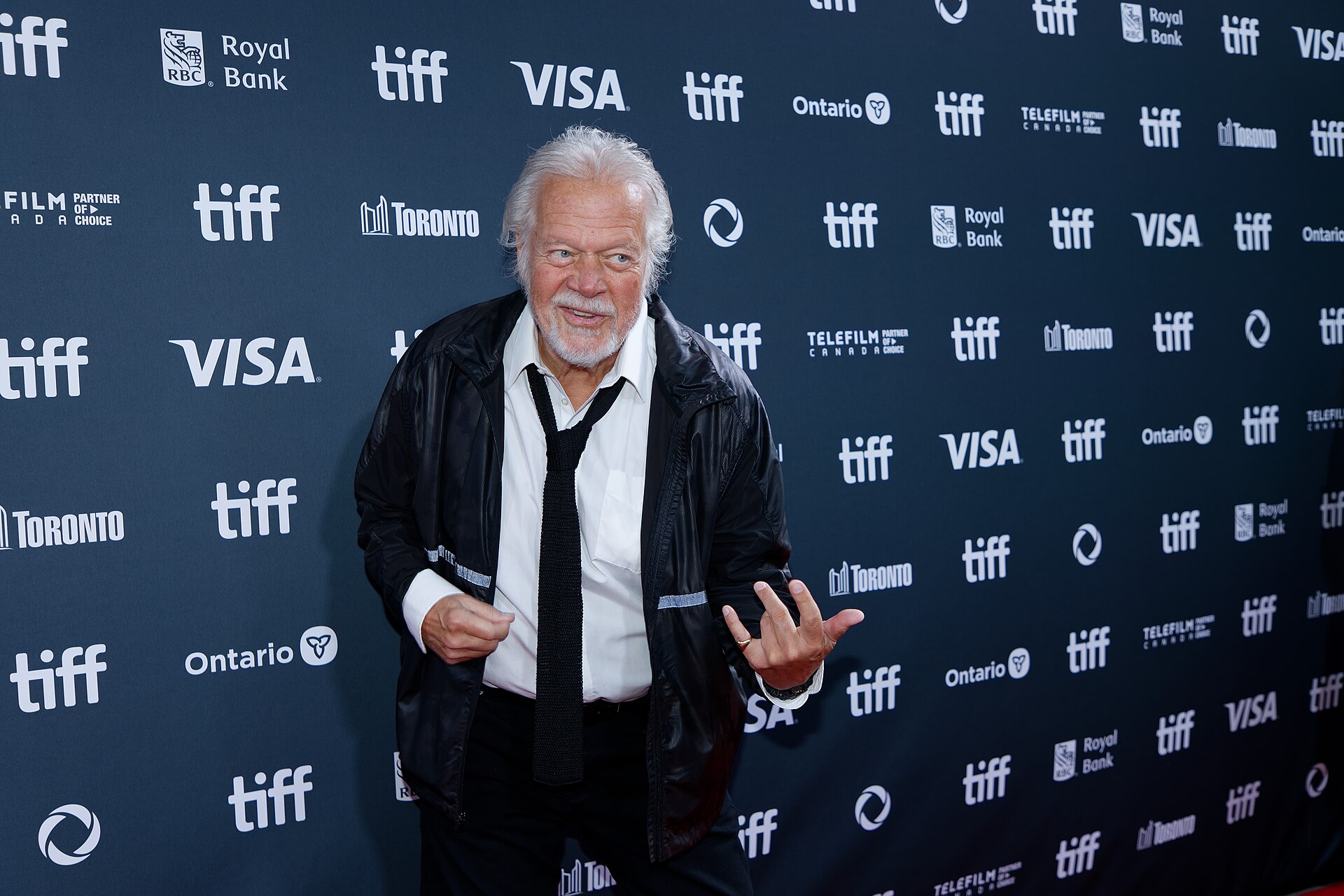 Randy Bachman at the 2024 Toronto International Film Festival (TIFF) for the movie Takin' Care of Business.