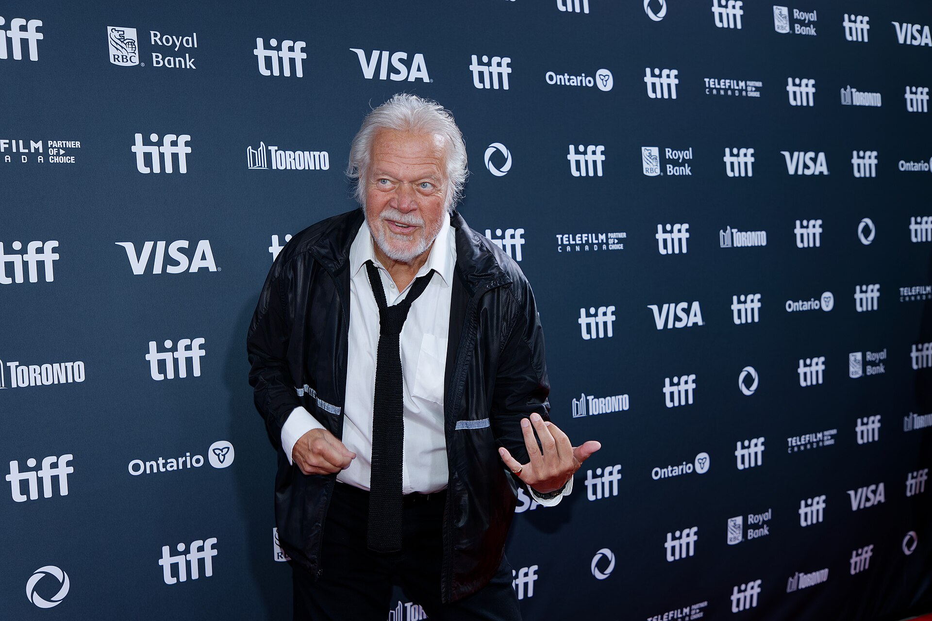 Randy Bachman at the 2024 Toronto International Film Festival (TIFF) for the movie Takin' Care of Business.