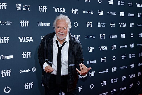 Randy Bachman at the 2024 Toronto International Film Festival (TIFF) for the movie Takin' Care of Business.