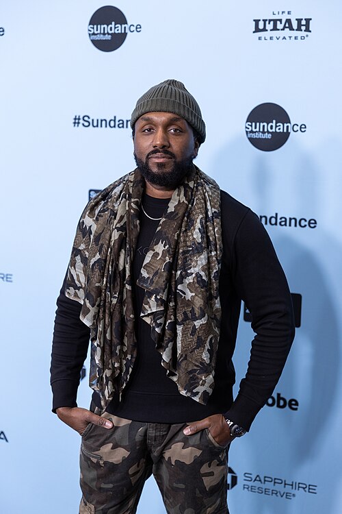 Rashad Frett at the 2025 Sundance Film Festival for the premiere of "Ricky"