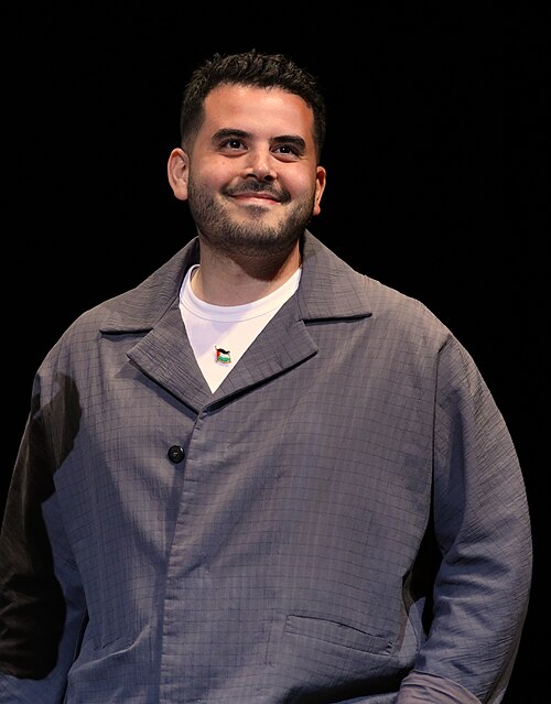 Rayane Mcirdi during an interview at the 2024 Cannes Film Festival, discussing After the Sun.