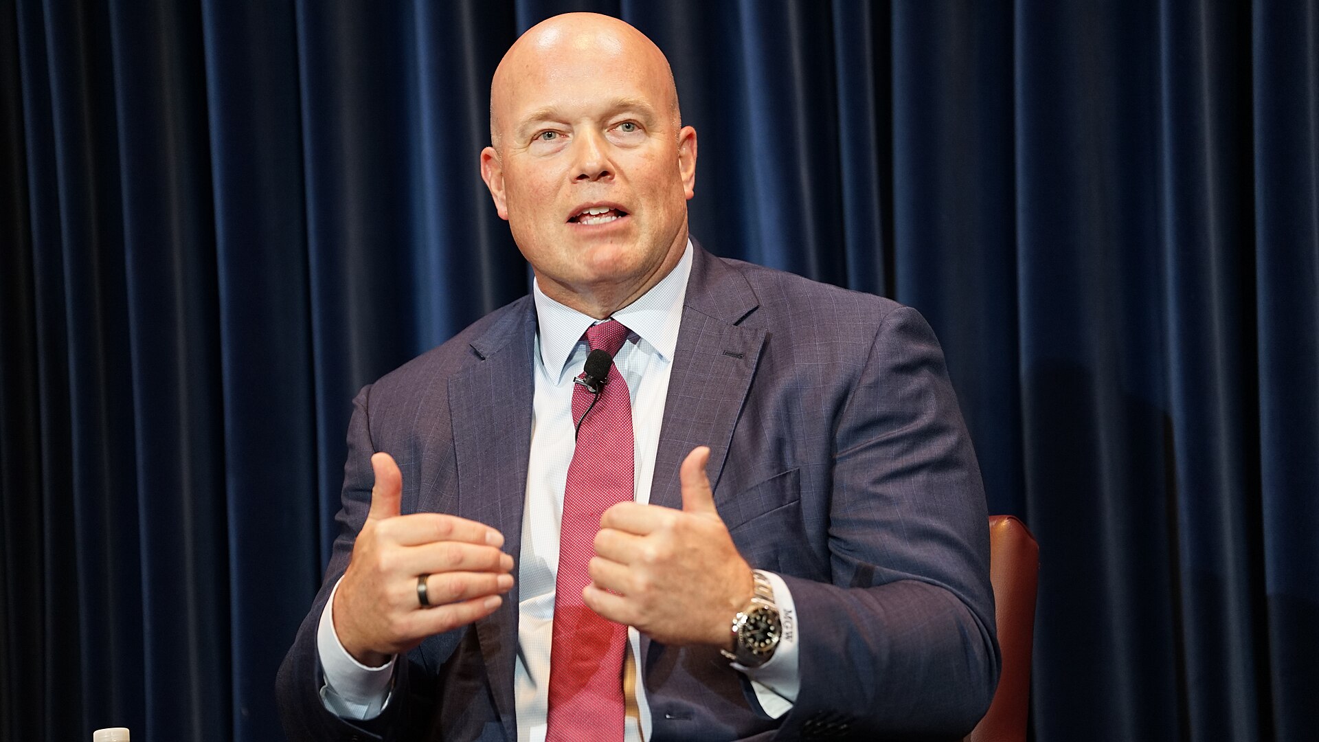 Matthew Whitaker at Reagan Foundation event "A Conversation with Ambassador Matthew Whitaker"